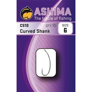 Ashima Háčky C510 Curved Shank 10ks - vel. 6
