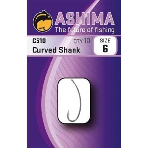 Ashima Háčky C510 Curved Shank 10ks - vel. 8