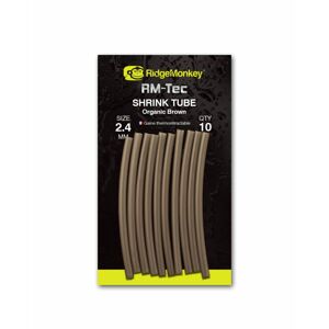 RidgeMonkey Smršťovací hadičky 10ks - 2,4mm hnědá organic brown