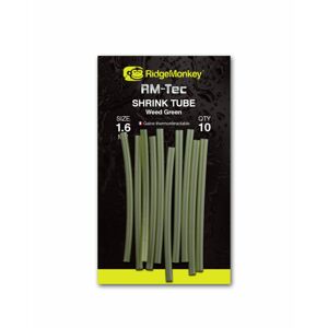 RidgeMonkey Smršťovací hadičky 10ks - 1,6mm zelená weed green