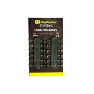 RidgeMonkey Gumové stoppery RM-Tec Hook Ring Stops - velké (vel.háčku 1-4)