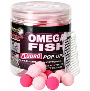 Starbaits Plovoucí boilies Fluo Omega Fish 80g - 14mm