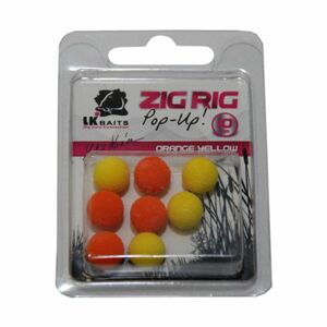 LK Baits ZIG RIG Pop–Up - 10 mm - Orange/Yellow