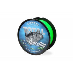 Carp´R´Us Vlasec Total Crossline Cast Green 300m - 0,28mm 5,5kg