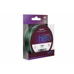 Delphin Šňůra Hero 8 zelená - 0,18mm 13,20kg 117m