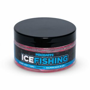 Mikbaits Lososí jikry v dipu Ice Fishing Range 100ml - Česnek