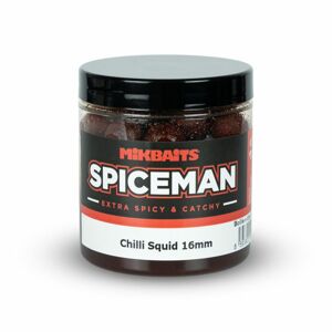 Mikbaits Boilie v dipu Spiceman 250ml - Chilli Squid 16mm