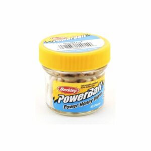 Berkley Gumová nástraha PowerBait Honey Worm Garlic 2.5cm, 55ks White