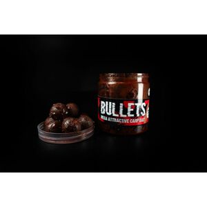 G.B.U. Dipované boilies BULLETS SQUID 77 200g - 20mm