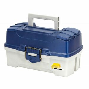 Plano Kufr 2 Tray Tackle Box Blue Metallic