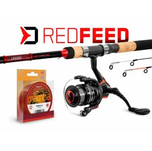 Delphin Feederový set RedFEED 360cm + 4T + 0,23mm