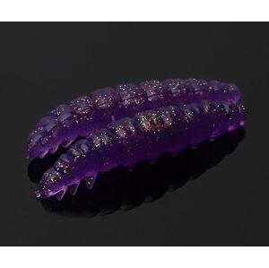 Libra Lures Larva Purple with glitter - 4,5cm 8ks