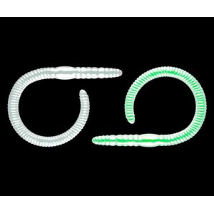 Libra Lures Flex Worm 9,5cm 10ks - Glow UV Green