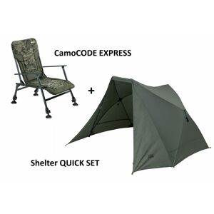 Přístřešek Quick Set + křeslo CamoCODE Express