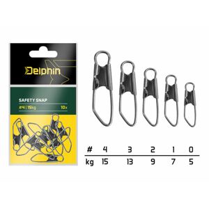 Delphin Karabinka Safety snap 10ks - vel.2/9kg