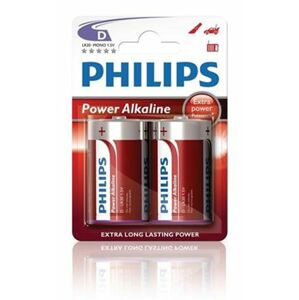 Philips Baterie PowerLife D LR20P2B/10 2ks (buřty)