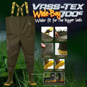 Vass Prsačky Vass-Tex 700E Wide-Boy Edition Chest Wader - 46